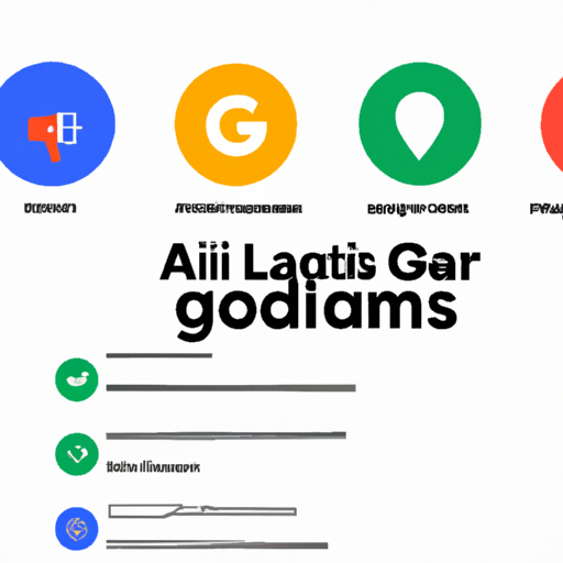 איור המציג את פלטפורמת Google Ads והתכונות השונות שלה.